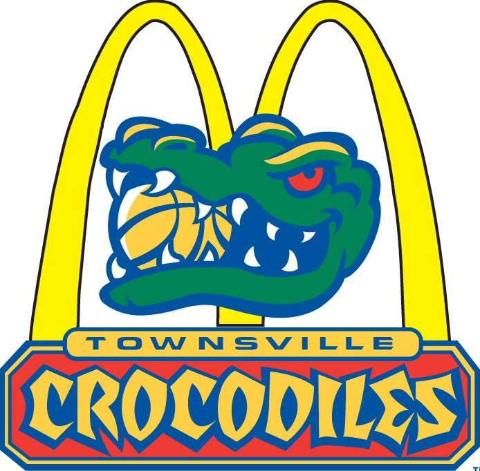 Townsville Crocodiles Pres Sponsored Logo iron on transfers for T-shirts